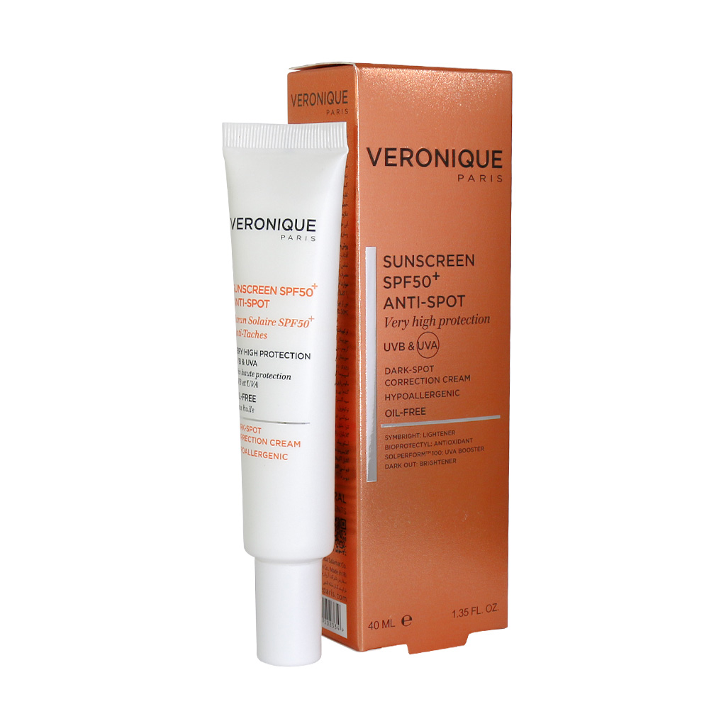 کرم ضد آفتاب و ضد لک SPF50 فاقد چربی ورونیک