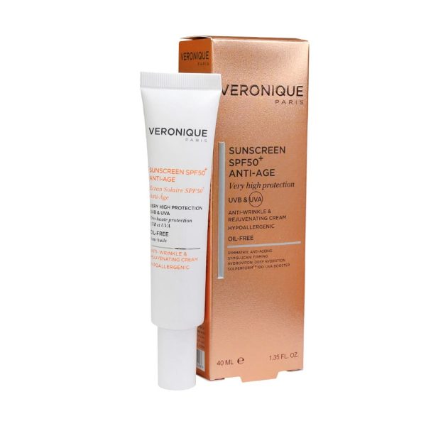 کرم ضد آفتاب بهبود دهنده چروک SPF50 ورونیک